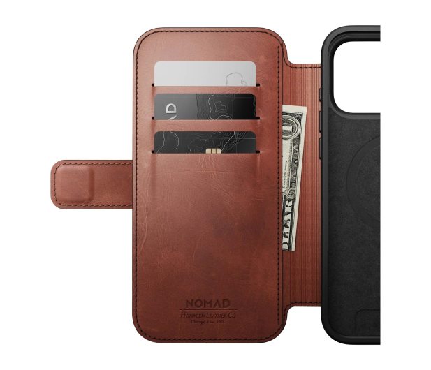 Nomad Modern Leather Folio do iPhone17 Pro Max MagSafe olde dublin - 1362252 - zdjęcie 7